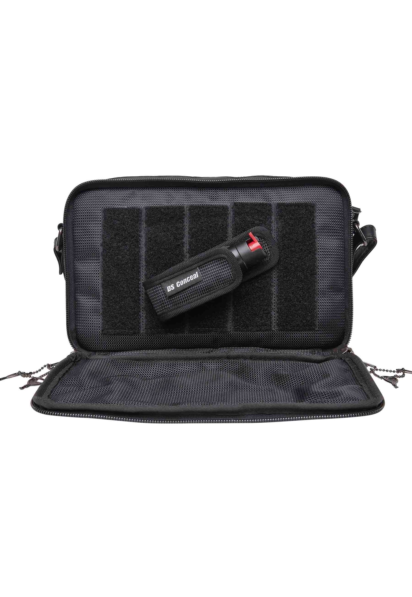 conceal carry purse shown with optional mace