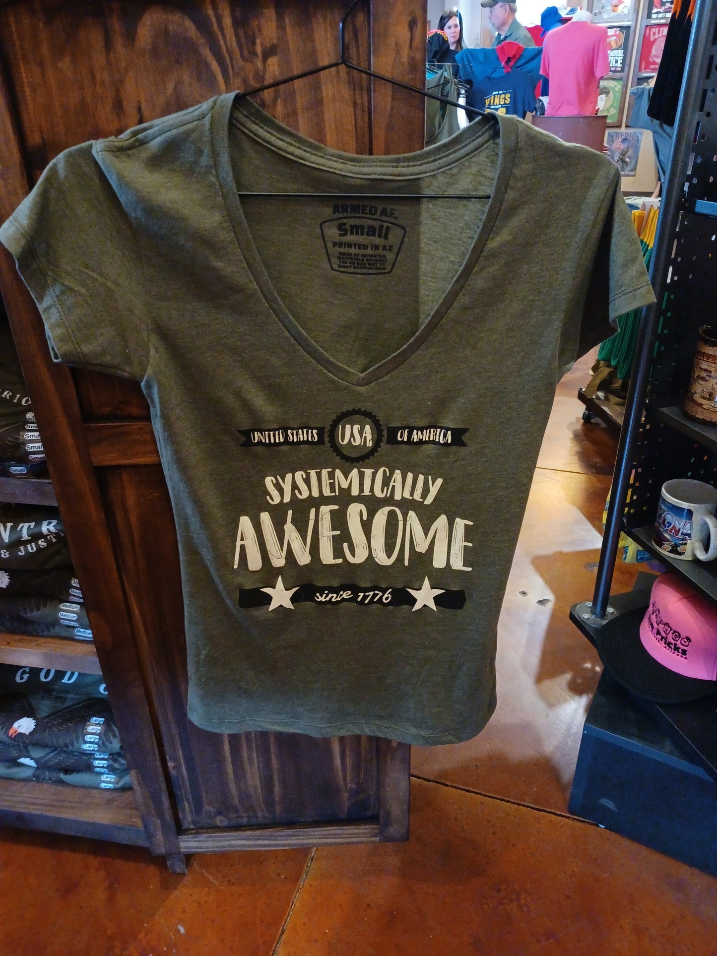 ladies patriot vneck for sale in store
