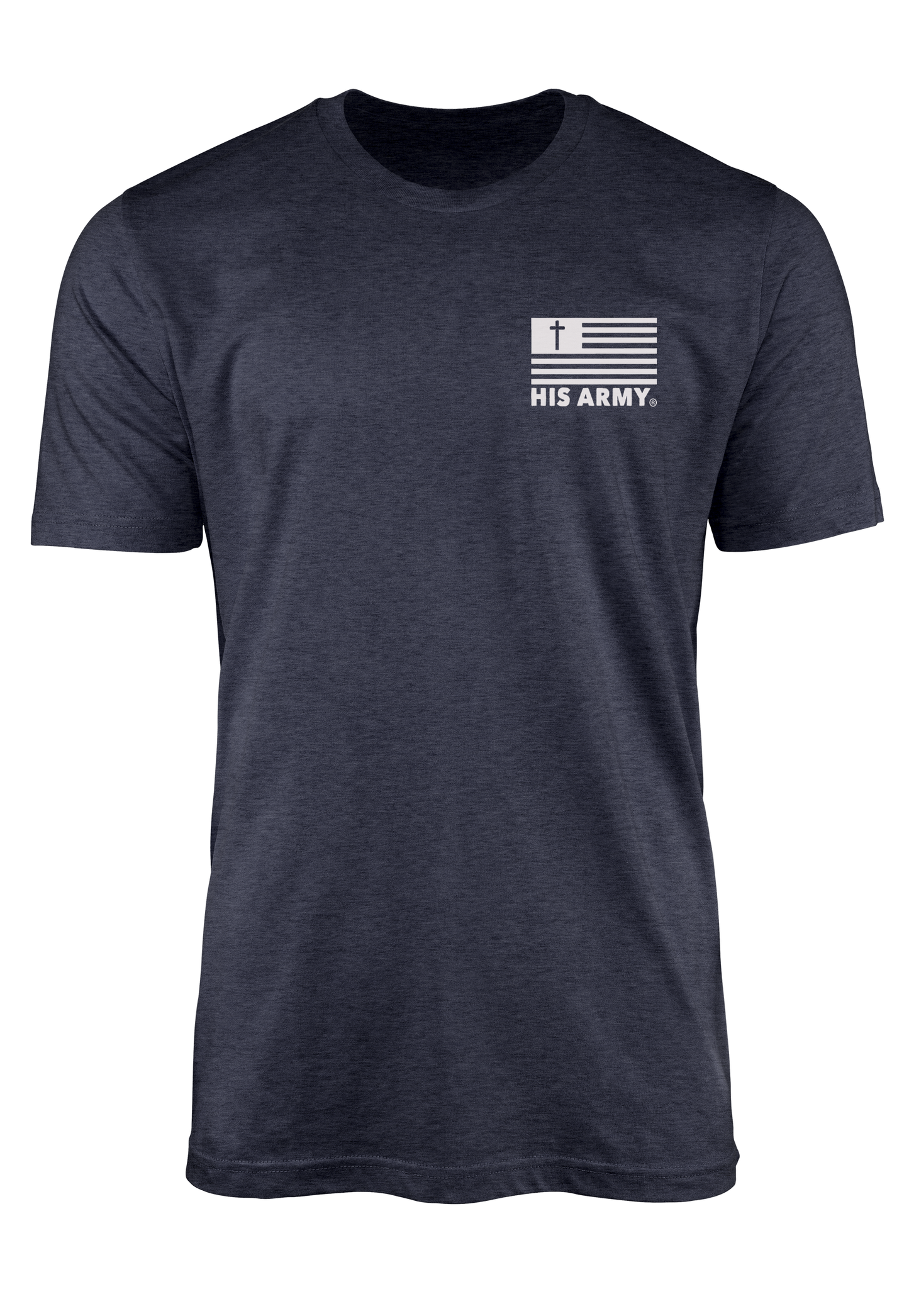 His Army logo on t-shirt chest print