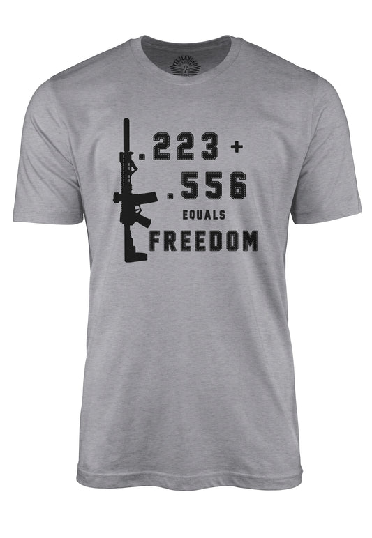 223 plus 556 Equals Freedom t-shirt