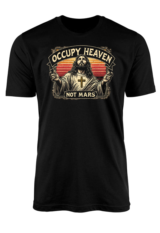 Anti Elon Musk t-shirt Occupy Heaven
