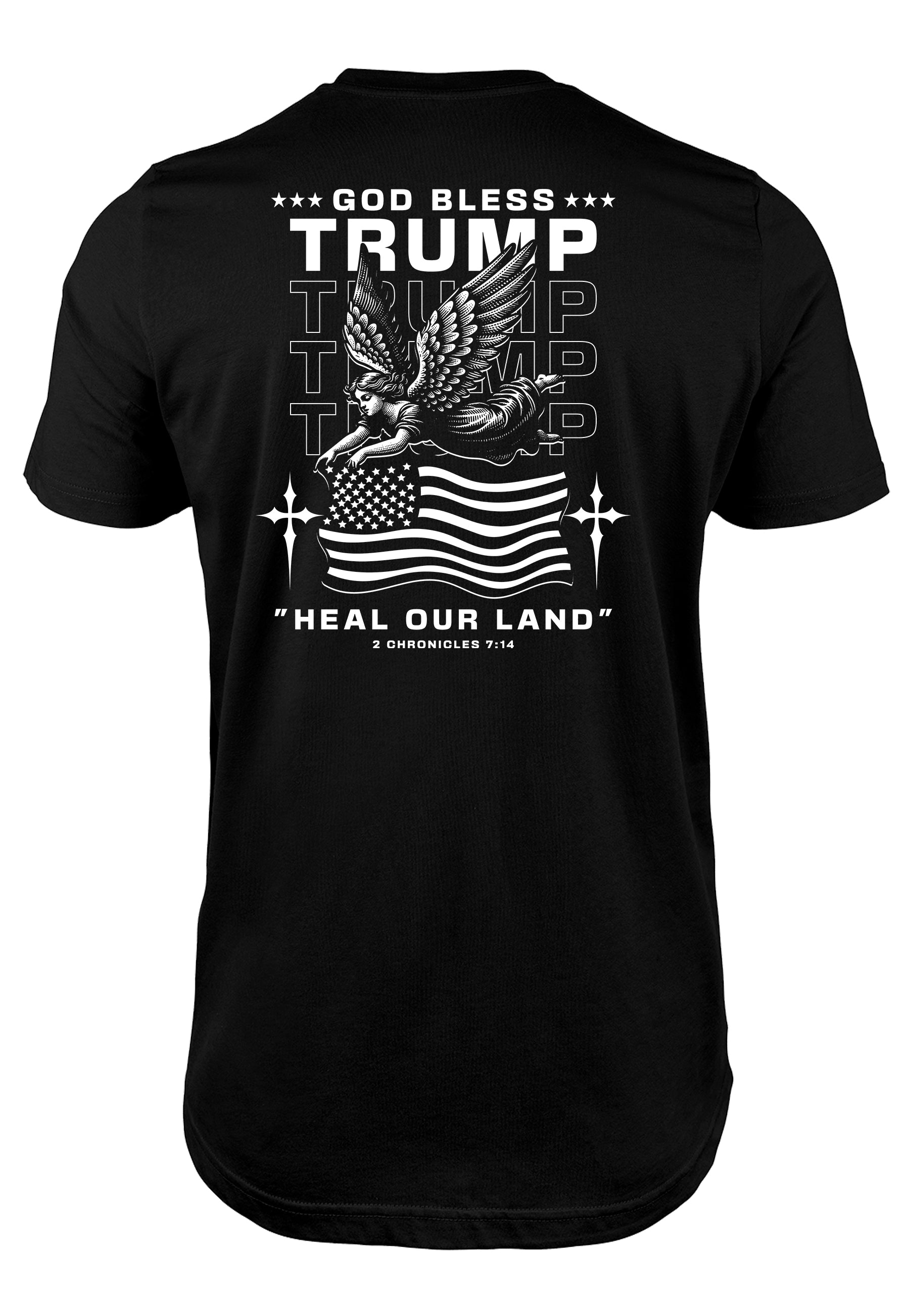 God Bless Trump t-shirt 2 Chronicles 7:14