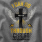Christian t-shirt design closeup from His Army® brand