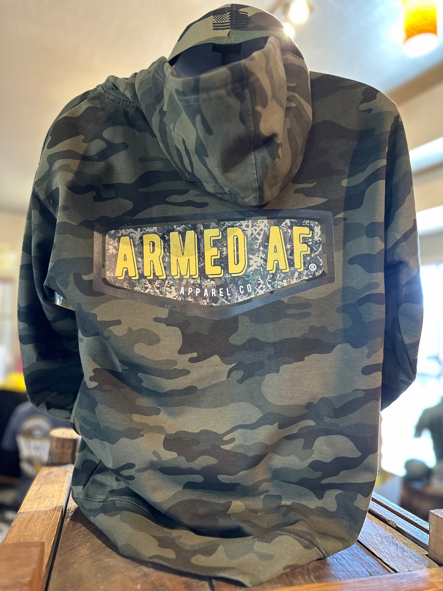 ArmedAF apparel Co zip-up hoodie