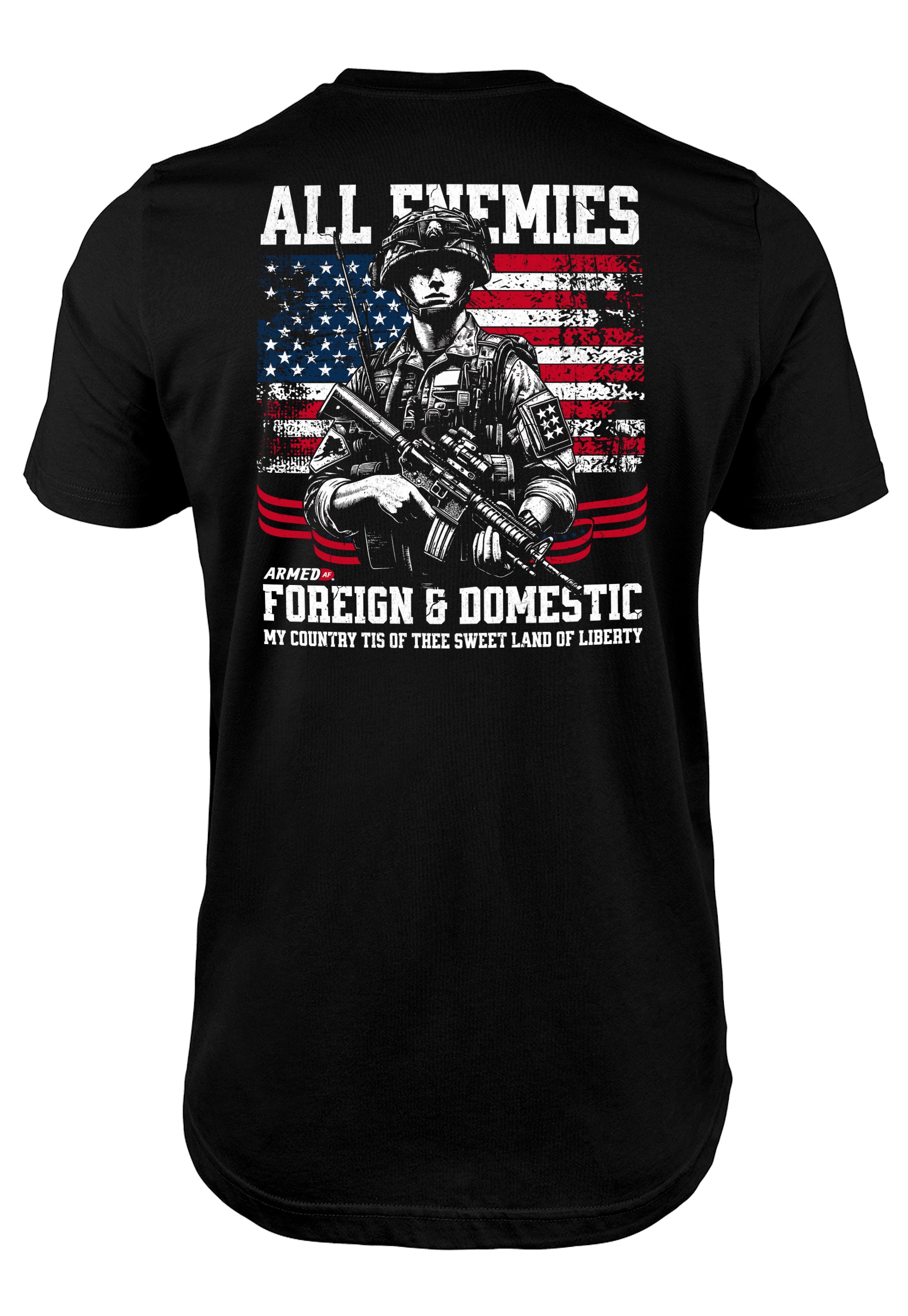 Armed AF® Military Oath t-shirt – Teeslanger