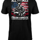 All enemies foreign and domestic t-shirt