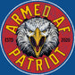 American Eagle Patriot t-shirt design closeup