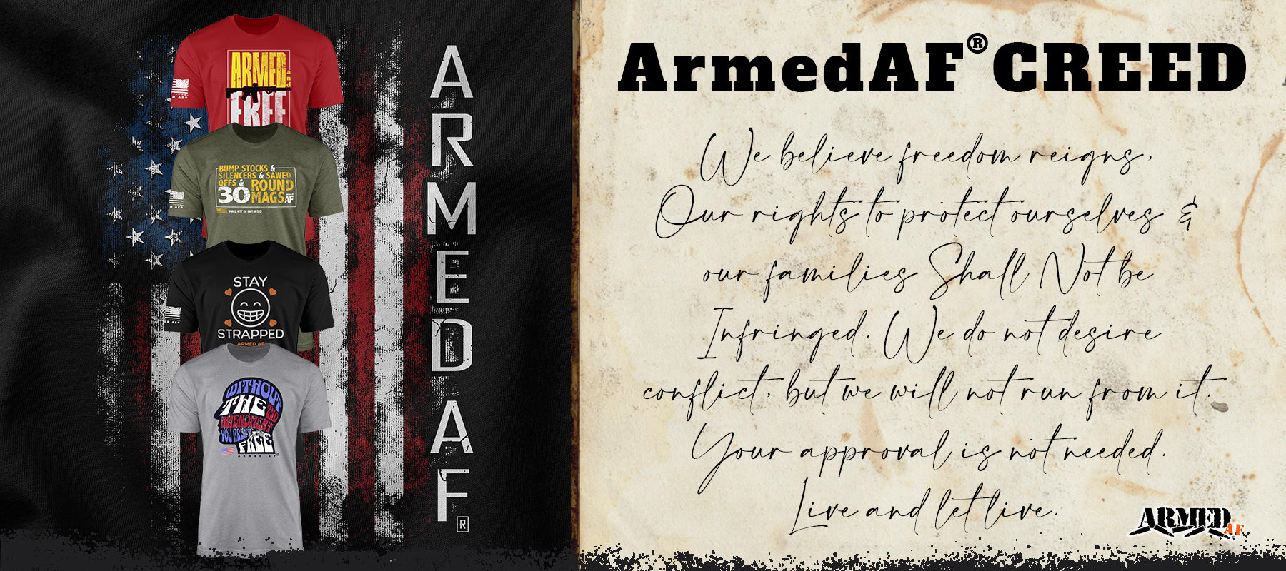 ArmedAF® Patriot eagle t-shirt – Teeslanger
