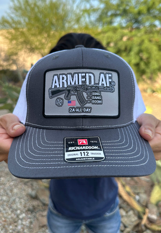 ArmedAF® cap with woven patch