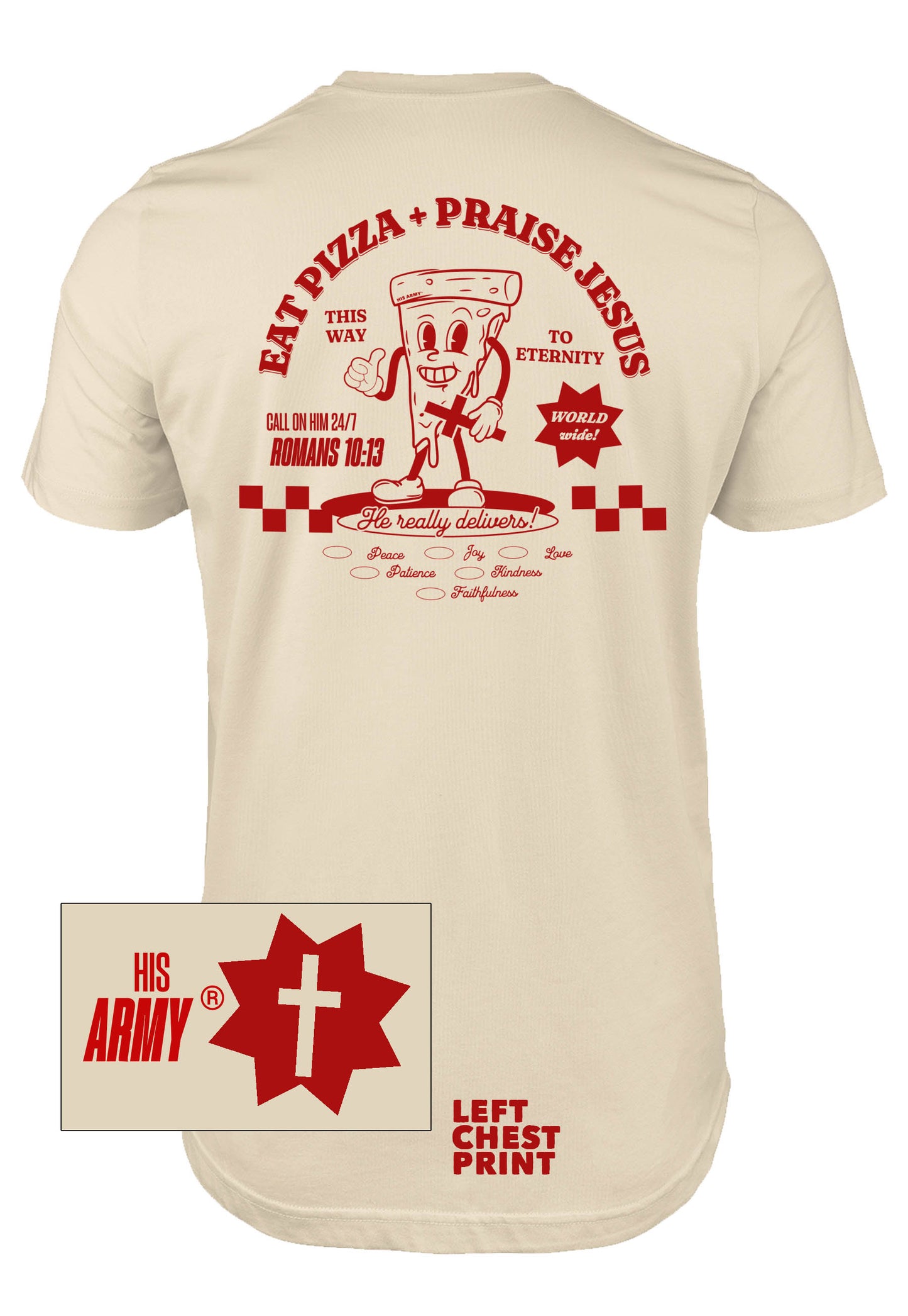 Jesus and Pizza t-shirt