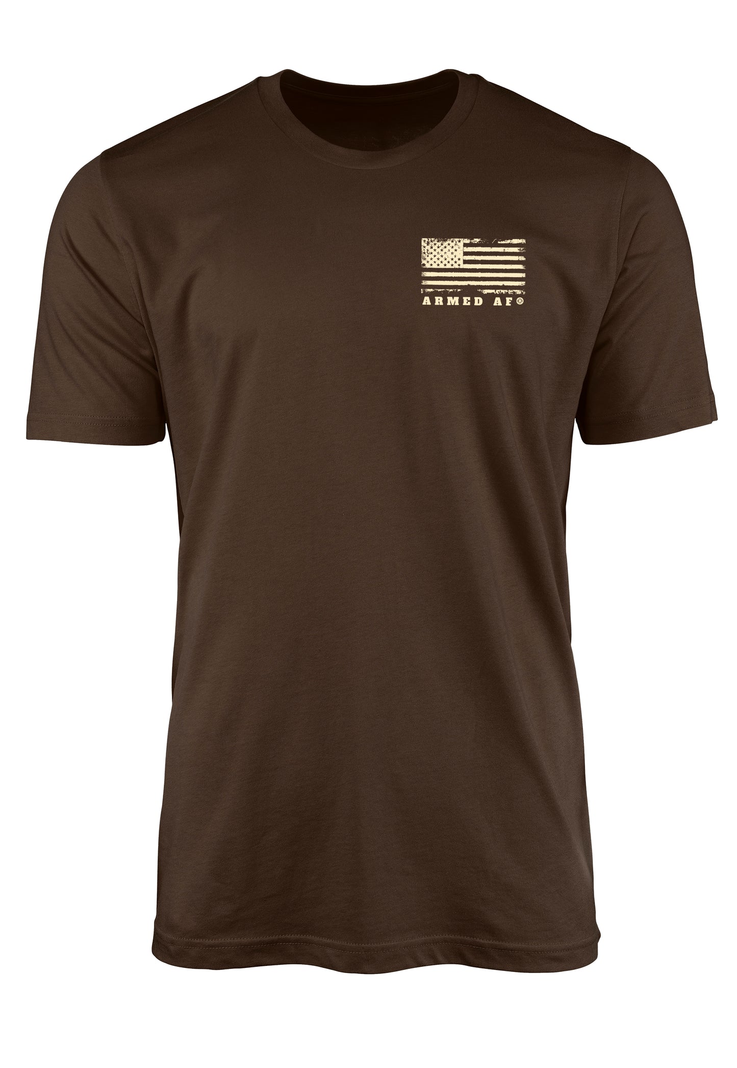 Armed AF chest logo on t-shirt