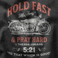 Christian Motorcycle design t-shirt closeup