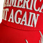 Stitch view of MAGA hat