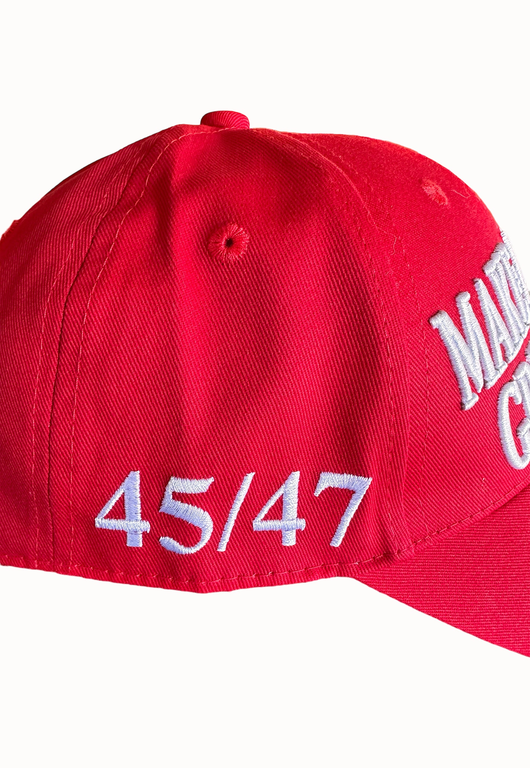 45/47 on MAGA hat exploded view