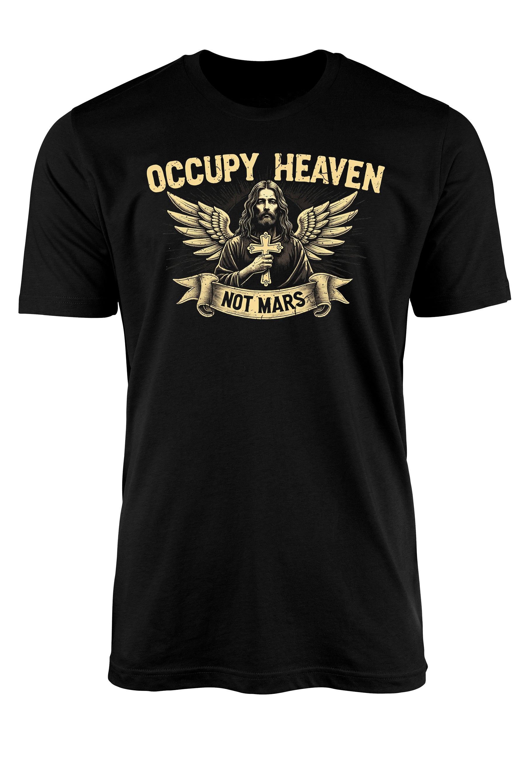 Occupy Heaven t-shirt anti Elon Musk false prophet