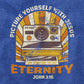 Picture yourself with Jesus t-shirt closeup polaroid shirt design