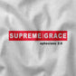 Supreme Grace Christian t-shirt design closeup