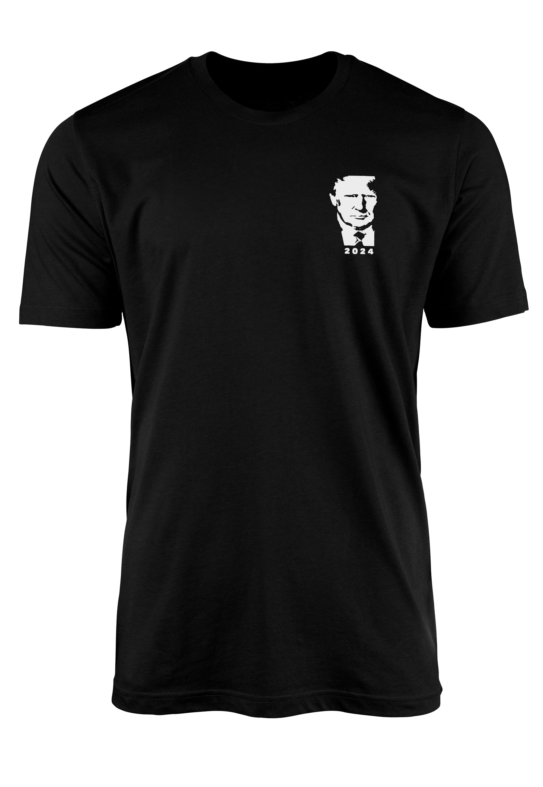 Left chest Trump t-shirt