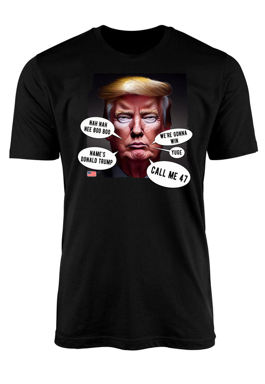 Trump text bubble t-shirt