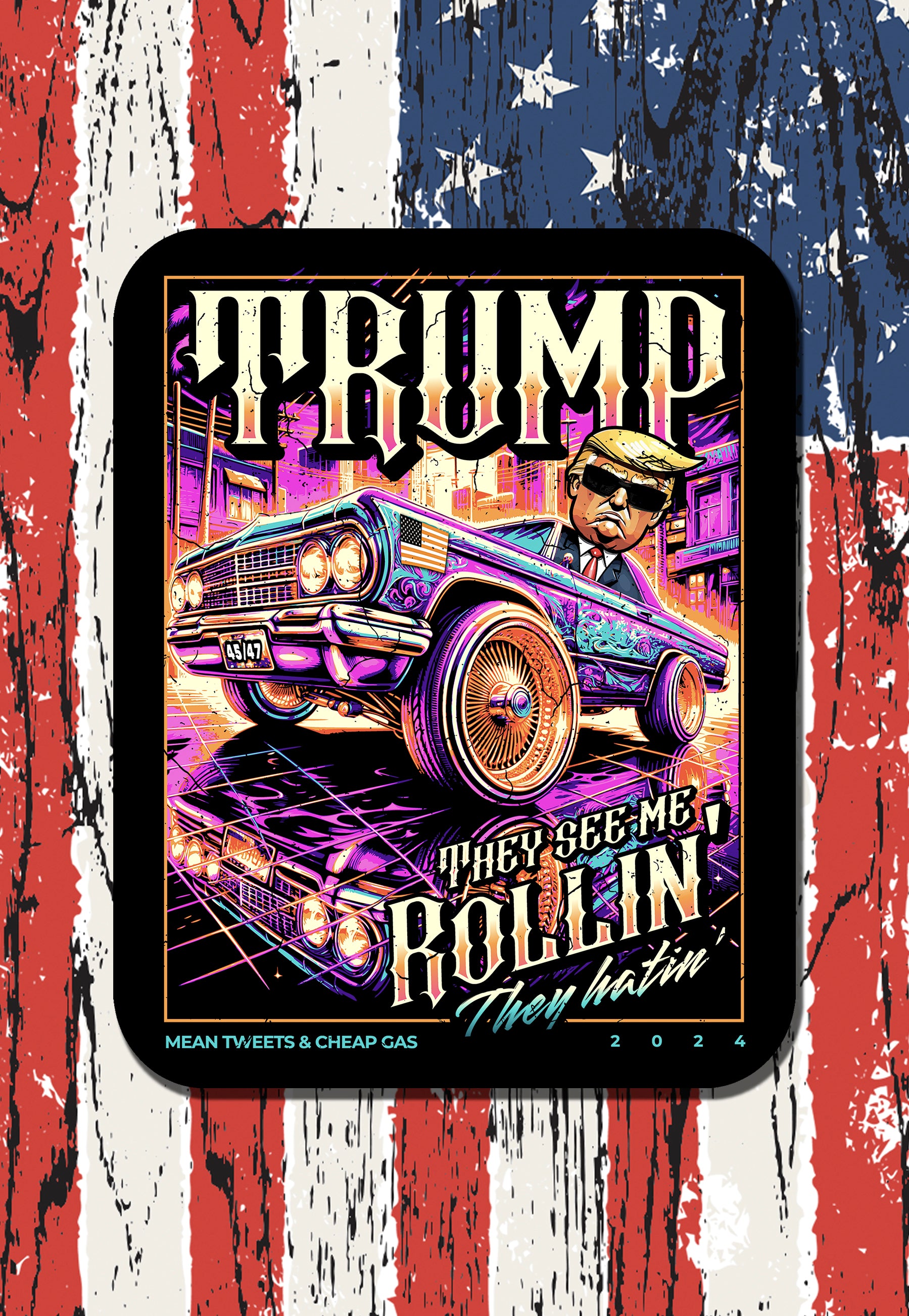 Trump low rider sticker or decal