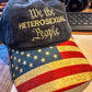 We the People hat with American Flag embroidered