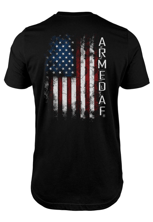 Armed AF American Flag t-shirt