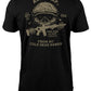 Cold dead hands t-shirt print on back of shirt