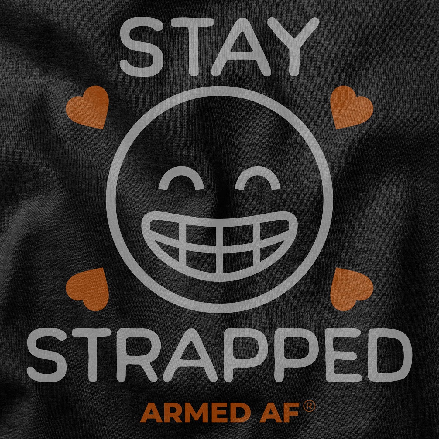 Smiley face gun t-shirt