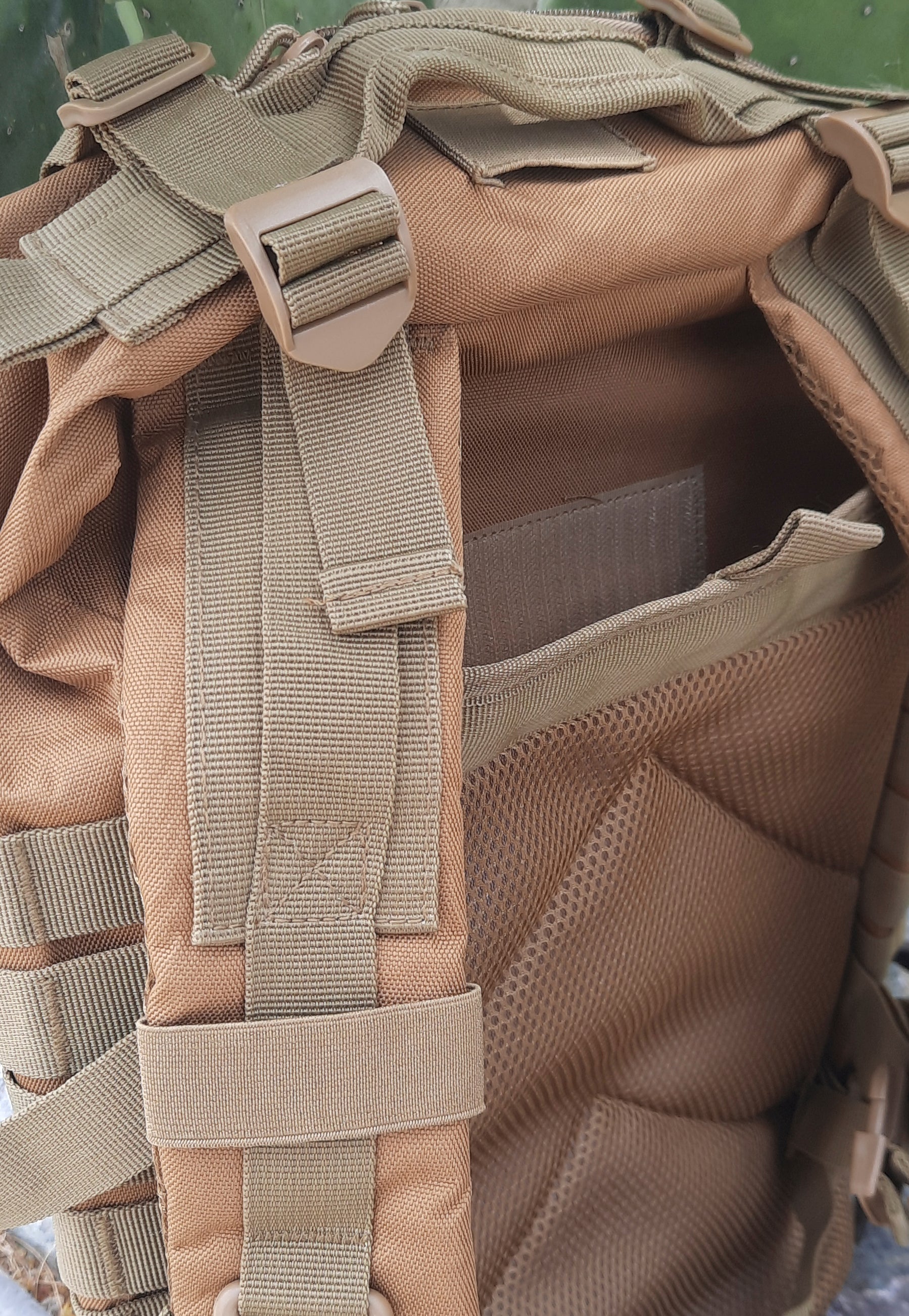 plate carrier pocket on armed af backpack