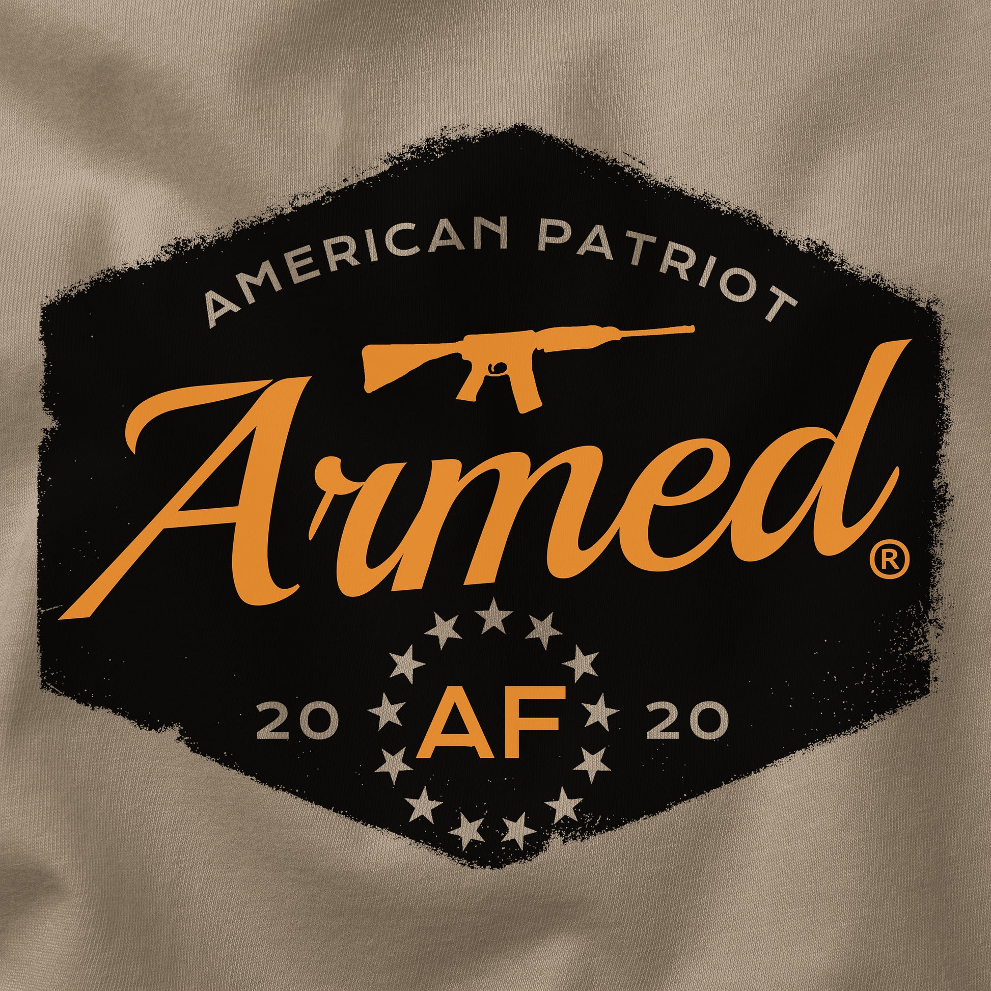 Patriot t-shirt design closeup