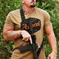 Shannon Ritch in Armed AF® logo tee