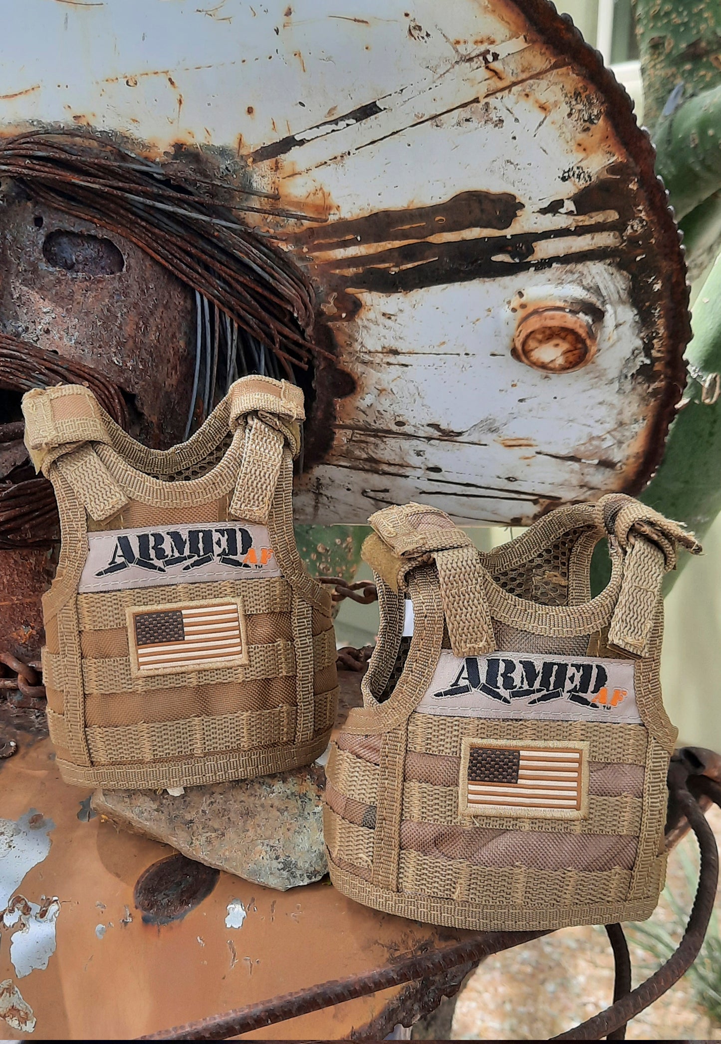 Tactical beer coozie by Armed AF® brand