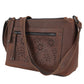 top grain leather concealed carry purse for ladies