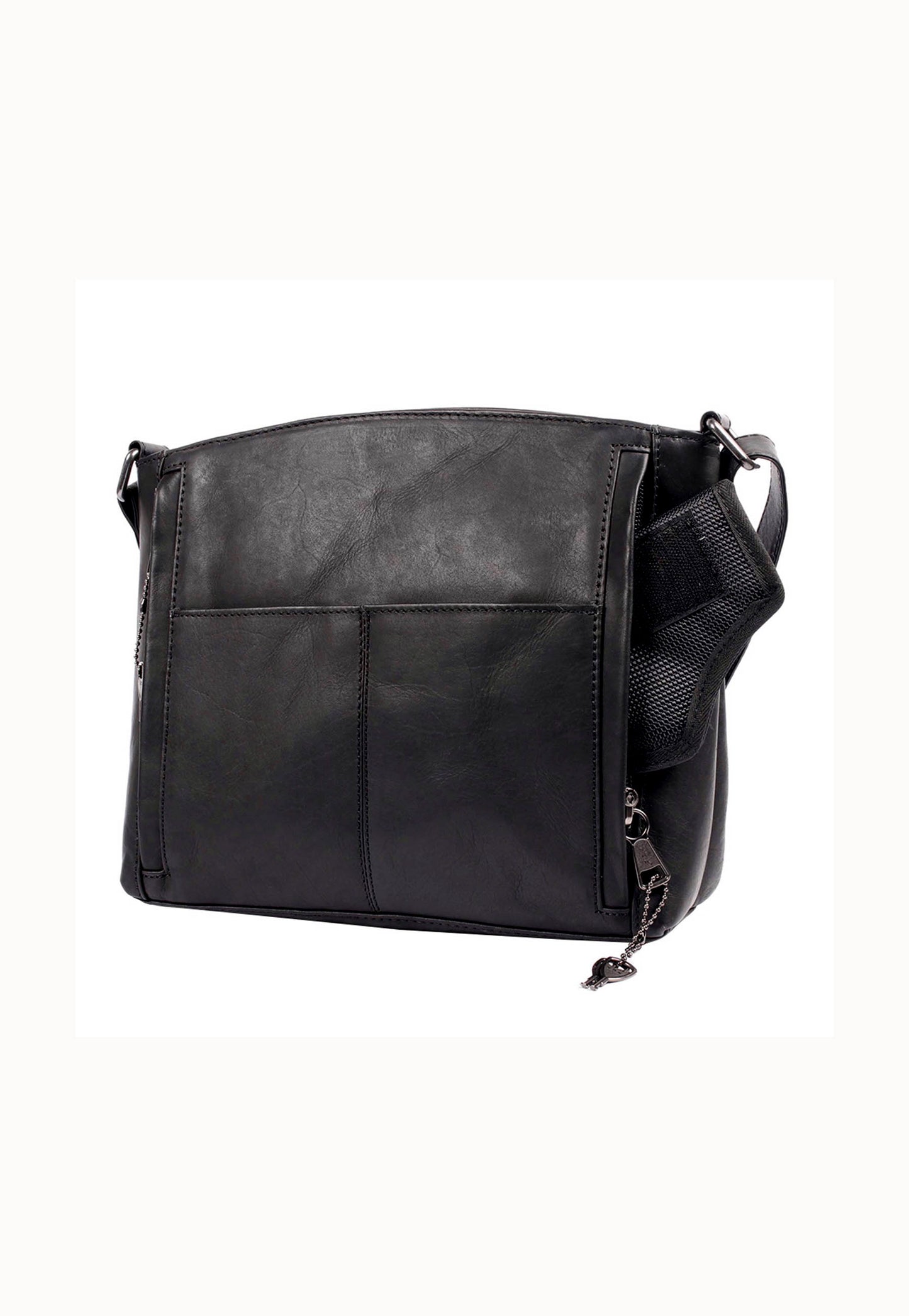 Side view of womens conceal carry bag