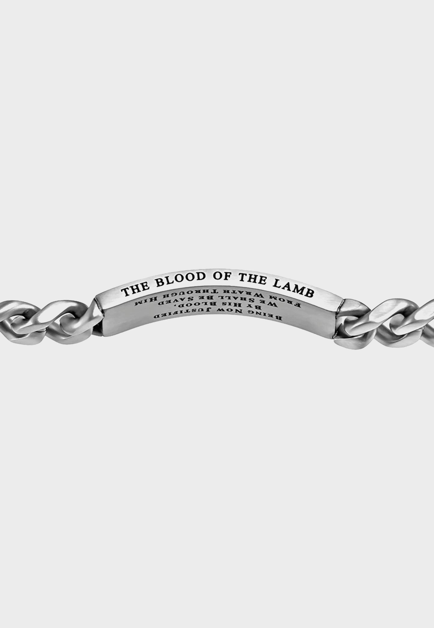 Saved by the blood of the Lamb Christian bracelet