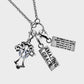 Ladies Christian charm necklace