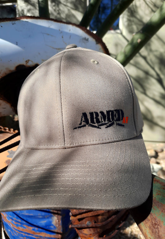 Coyote brown ArmedAF® logo hat