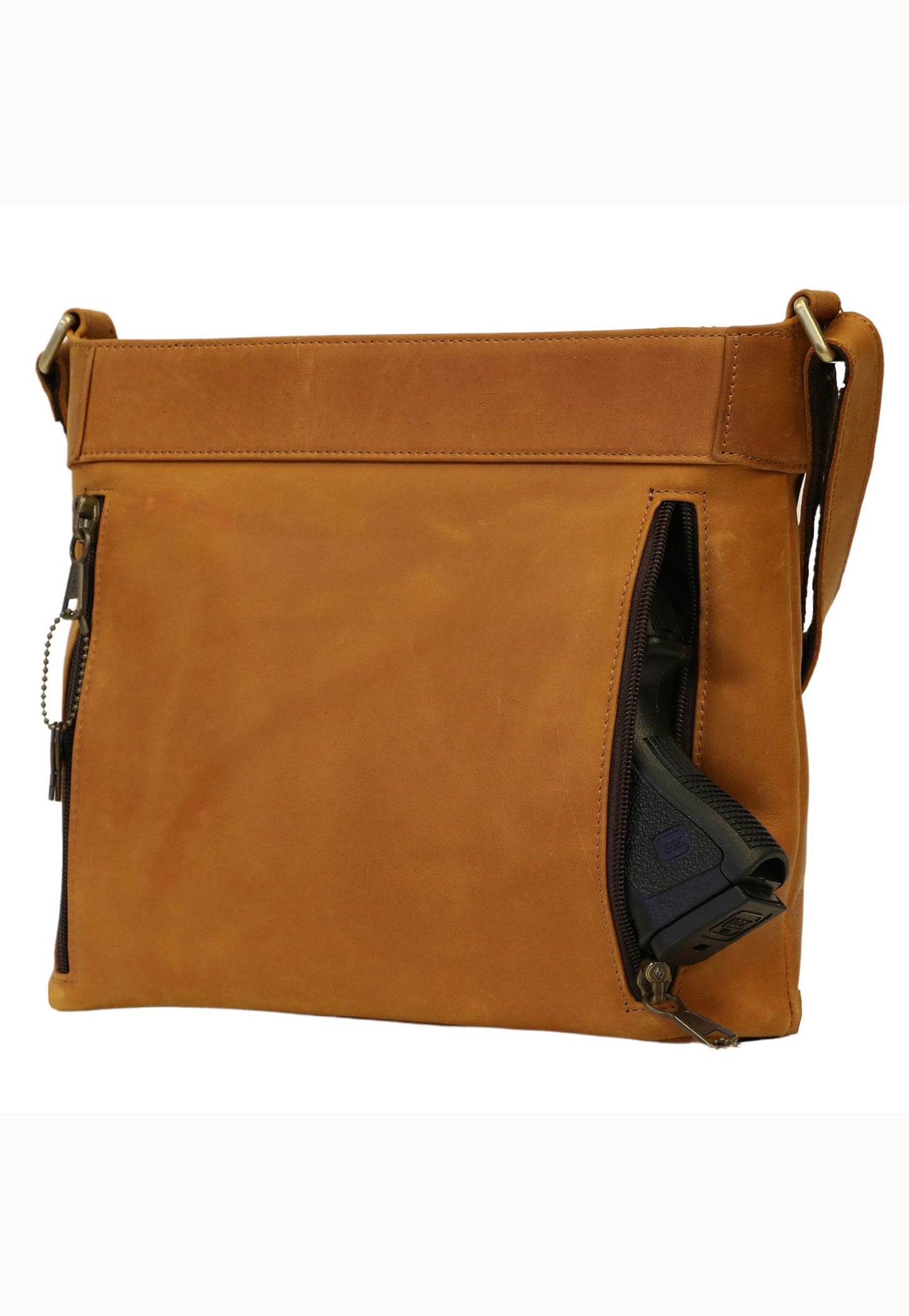 gun pocket shown in conceal carry bag