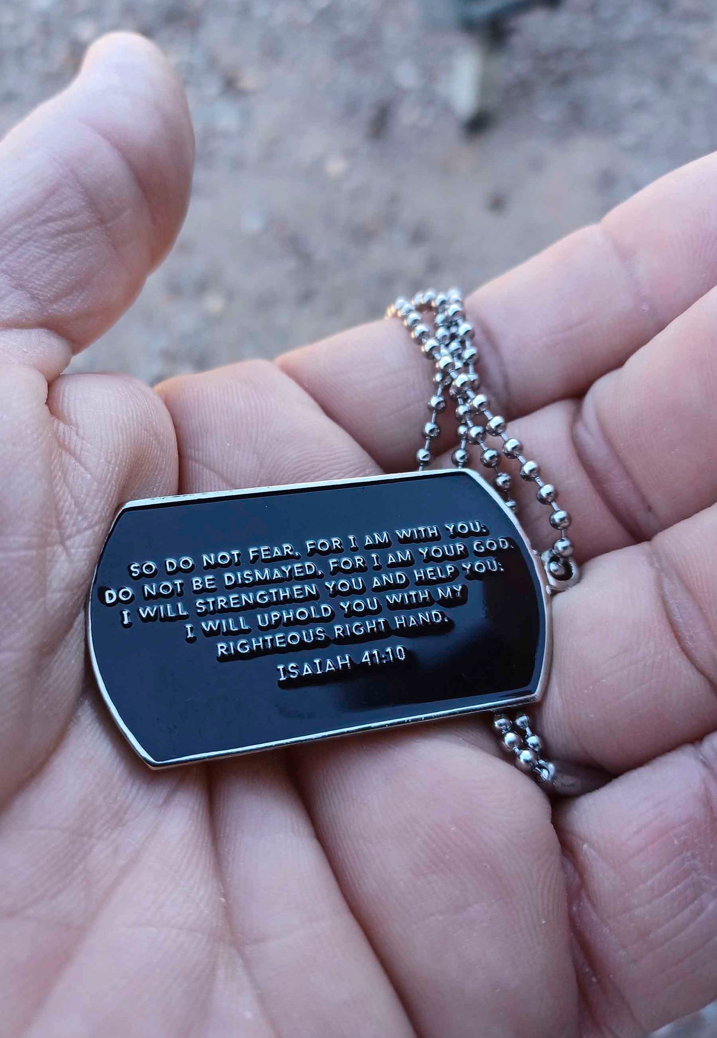 Christian dog tag for men and women