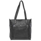 black leather tote for concealed carry holders