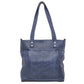blue leather conceal carry purse