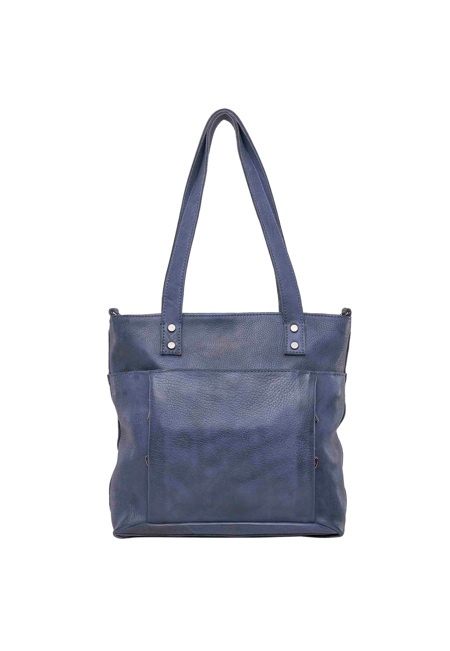blue leather conceal carry purse