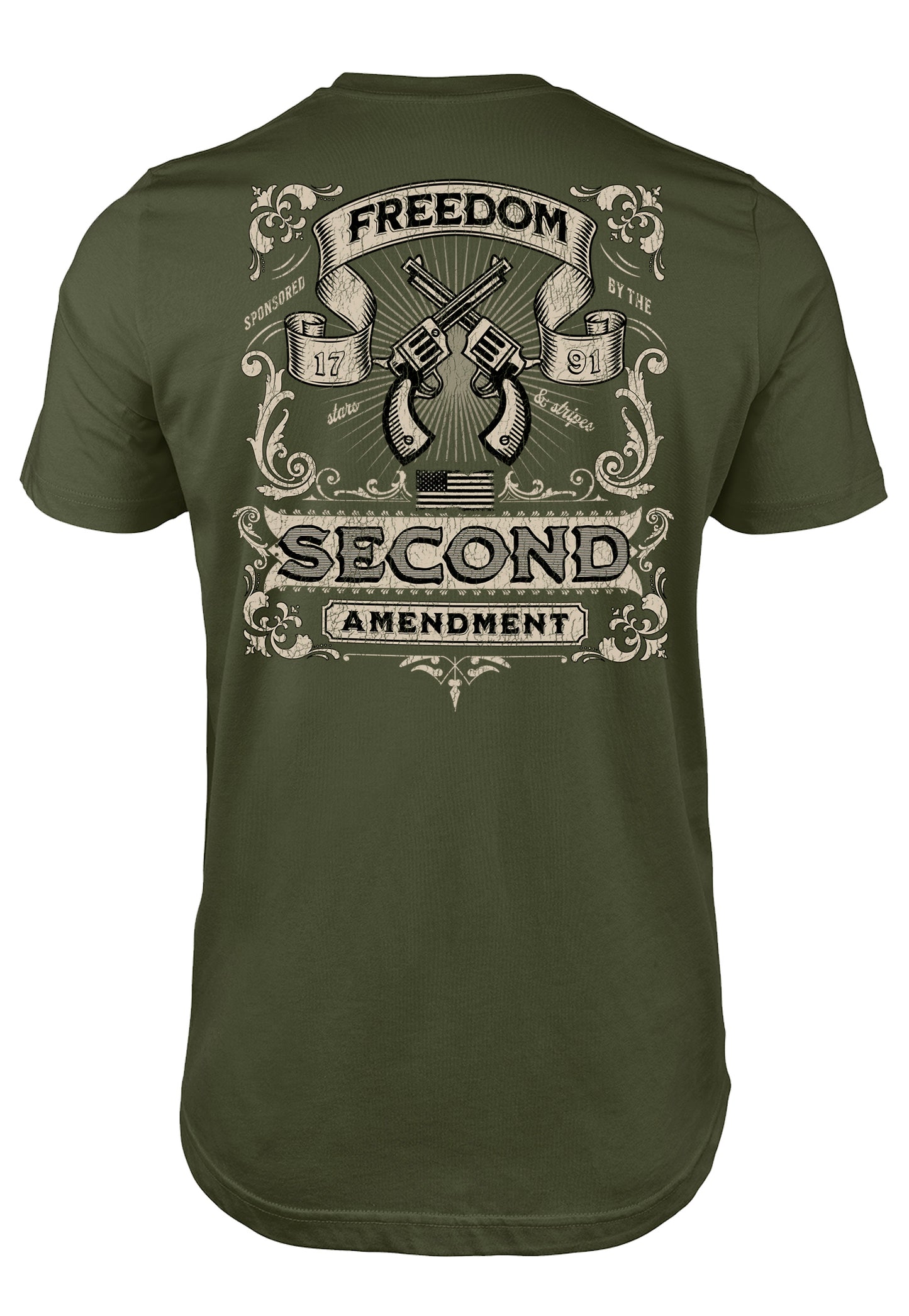 Pro second amendment original design t-shirt from ArmedAF®