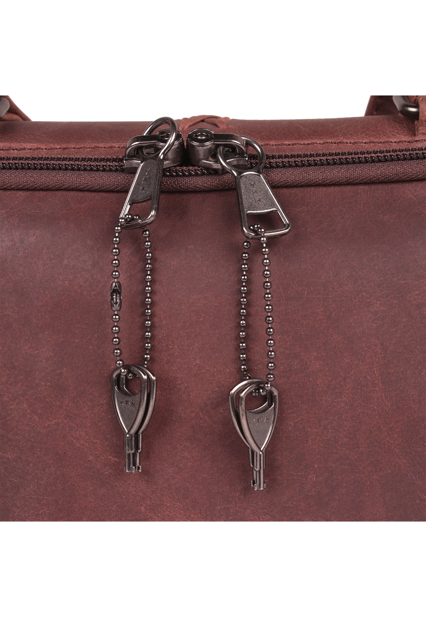 Locking gun compartment on conceal carry purse