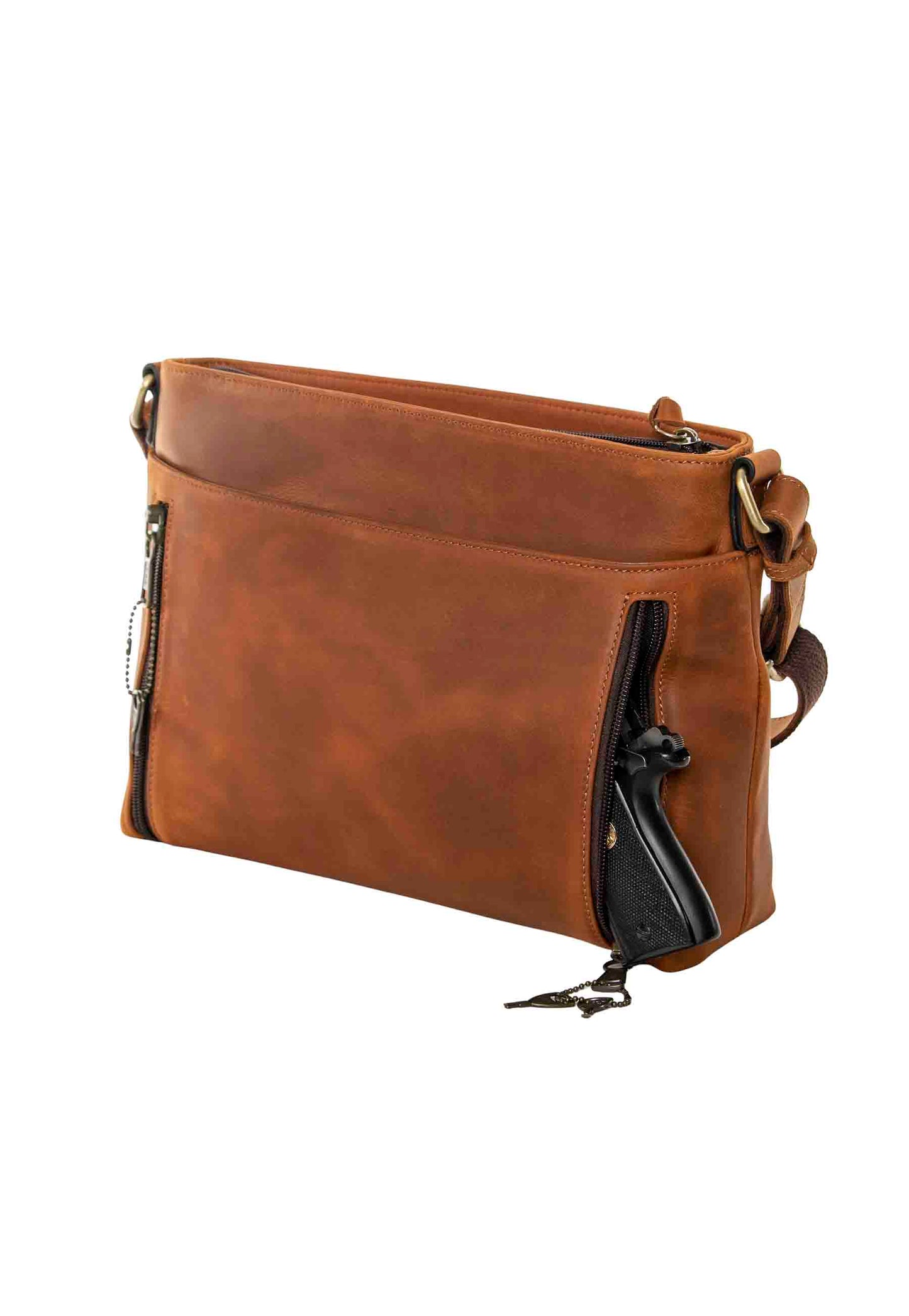 Josie leather pistol purse