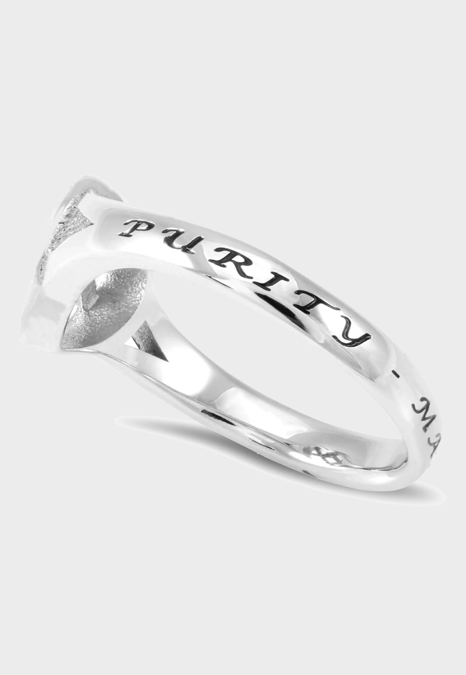 Purity Christian ring for women
