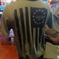 Gun Flag t-shirt in store on display