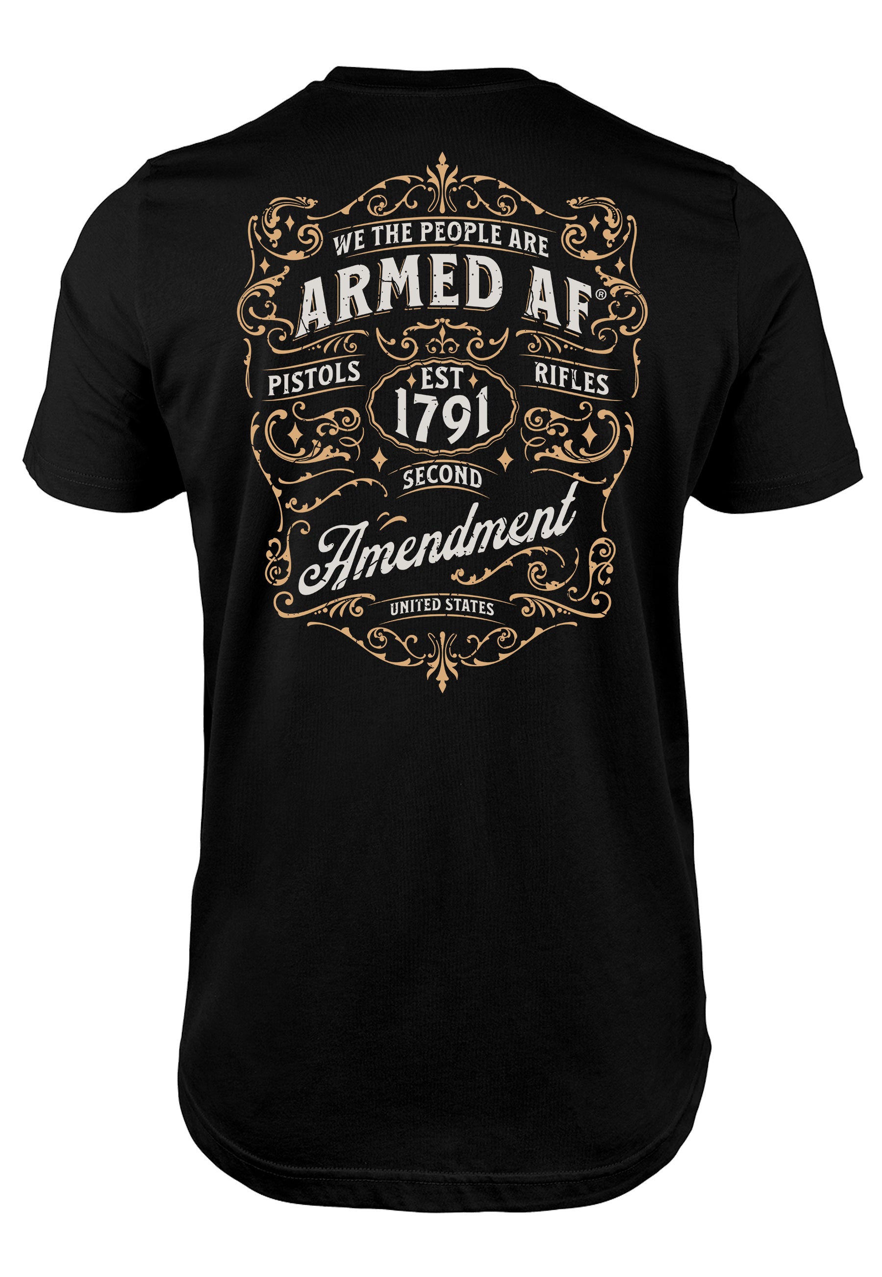 Armed AF® second amendment t-shirt design