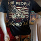 We the People t-shirt on display in store