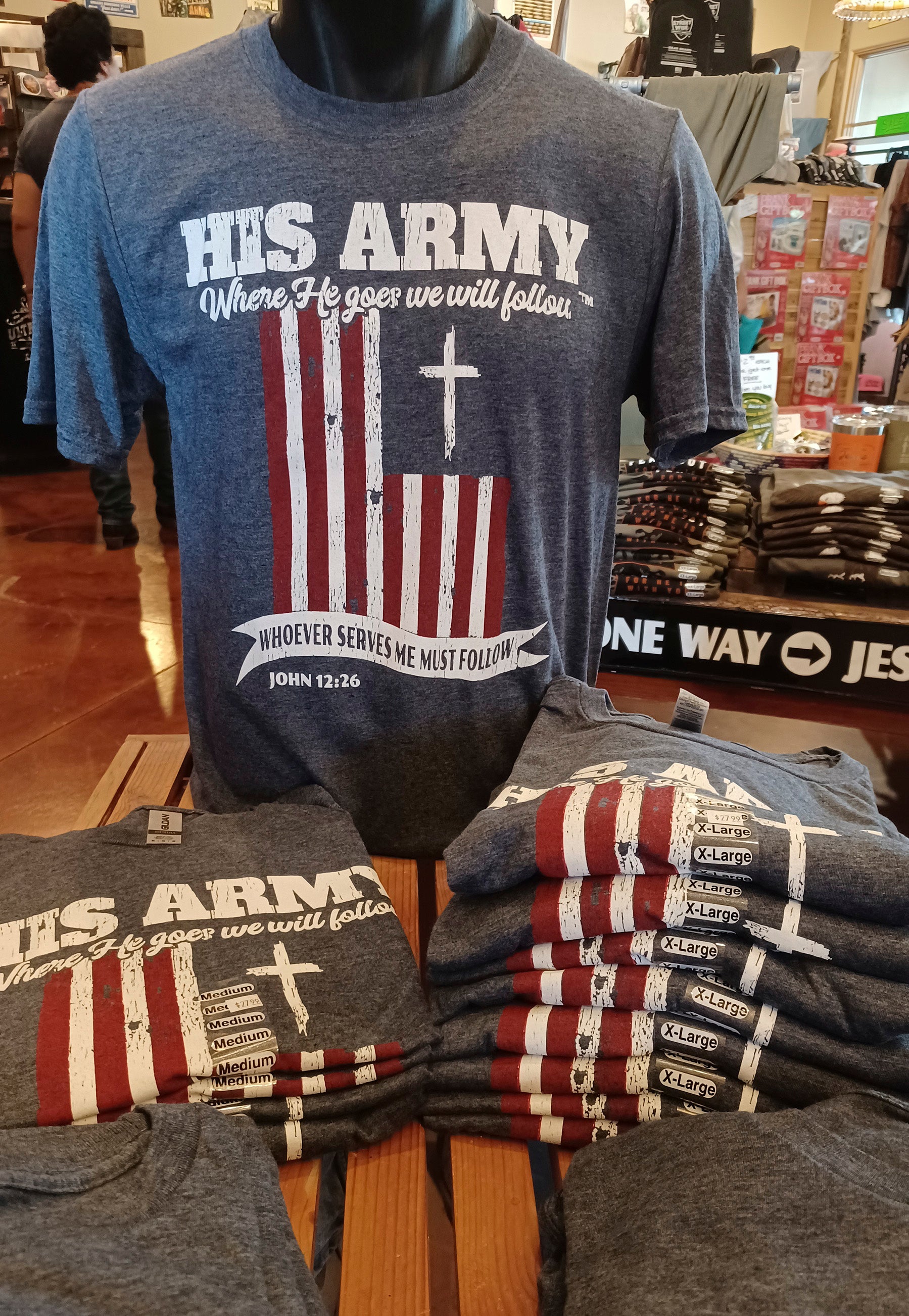 Christian patriot shirt for sale in store